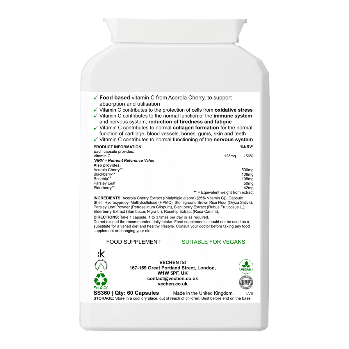 Acerola Vitamin C - VECHÉN