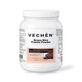 VECHÉN brown rice protein powder chocolate — front view on a white background