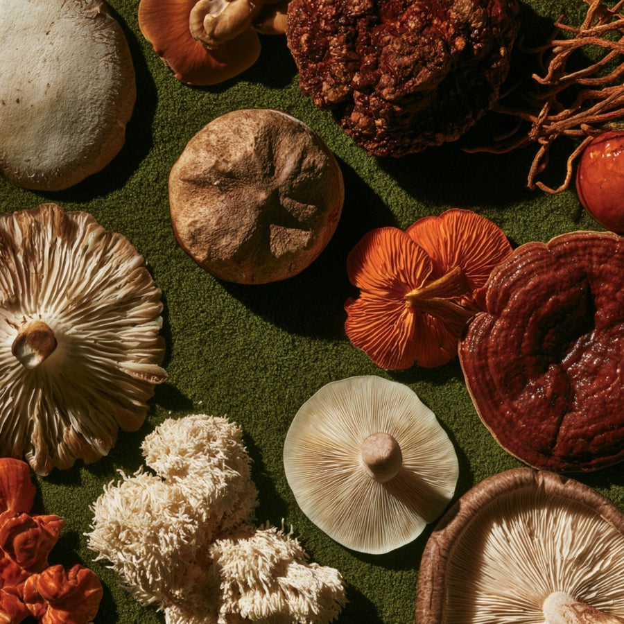 The mushrooms