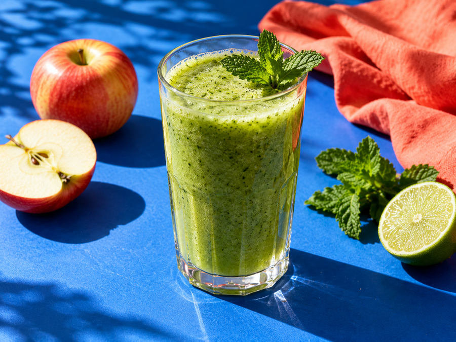 Apple, mint and greens