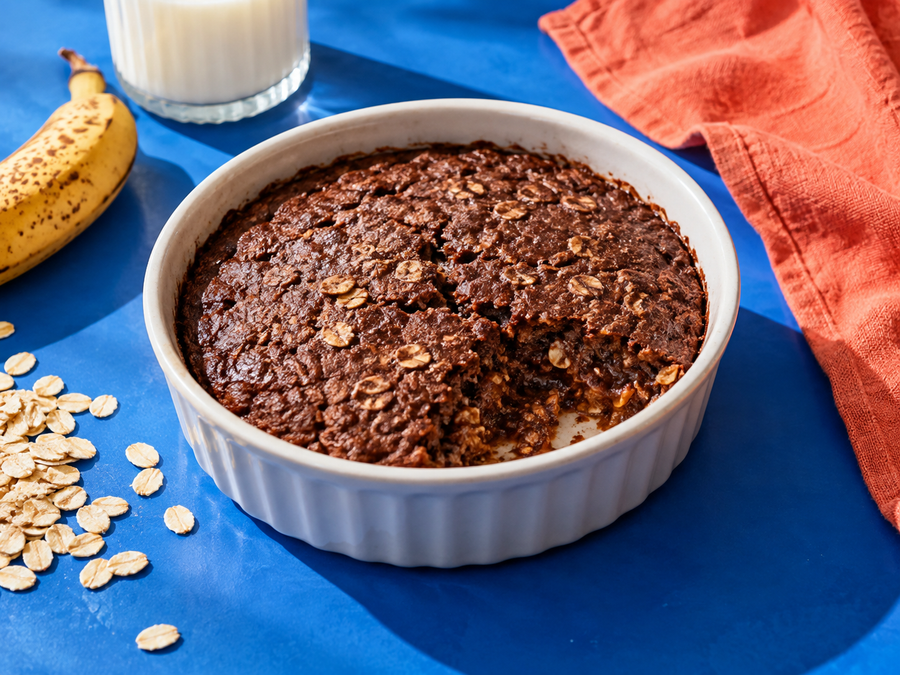 Baked chocolate oats