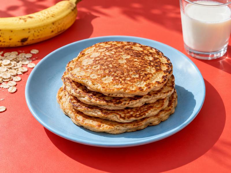 pancakes that hold together — serving suggestion