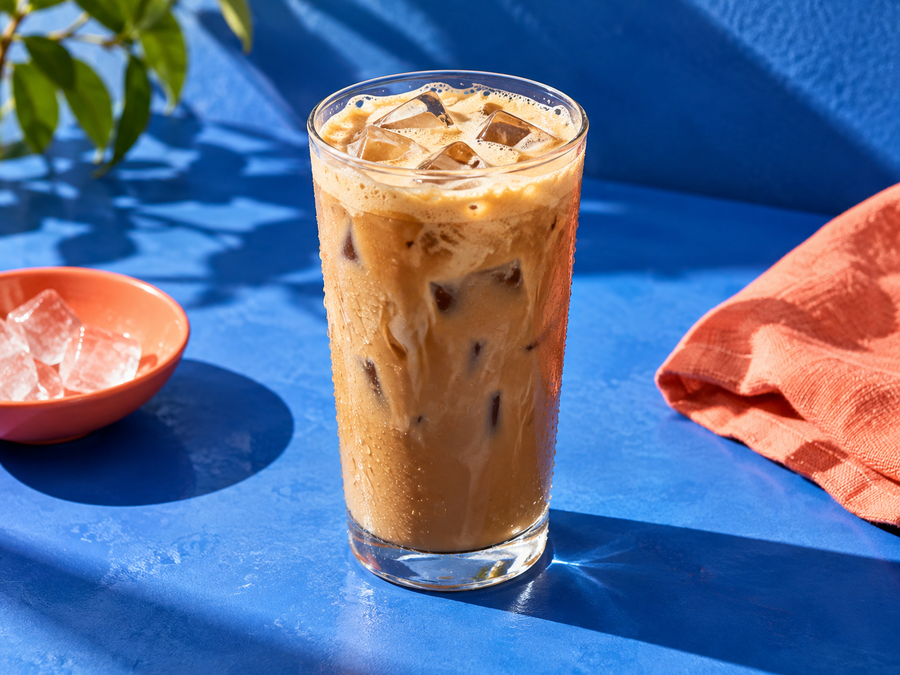 Shaken iced coffee
