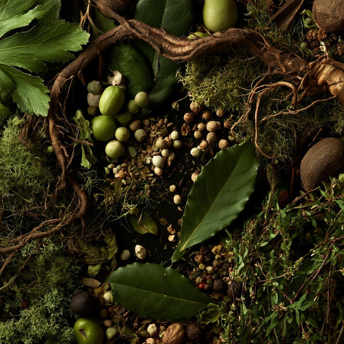 Roots, herbs and seeds