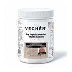 VECHÉN soy protein powder multivitamins chocolate — front view on a white background