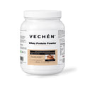 VECHÉN whey protein powder chocolate — front view on a white background